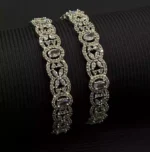 AD zircon openable bangle pair