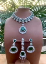 Zircon big stone necklace set - Image 7