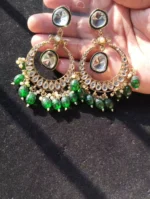 Long kundan earrings - Image 8