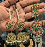 Noratan jhumki with teeka - Image 8