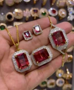 Zircon combo set with bracelet - Image 3