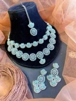 Double layer zircon set with teeka - Image 4