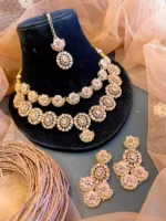 Double layer zircon set with teeka - Image 2