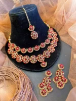 Double layer zircon set with teeka - Image 6