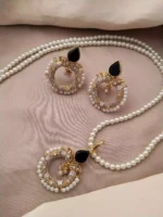 Egytian pendant set with maala - Image 4