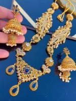 Egyptian set with jhumki earrings - Image 2