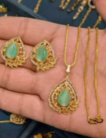 Elegant zircon pendant set - Image 4