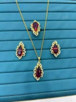 Elegant pendant set wit ring - Image 9