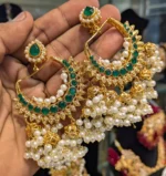 Hyderabadi jhumki earrings - Image 2