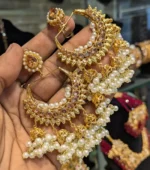 Hyderabadi jhumki earrings - Image 3