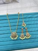 South indian set with teeka