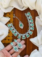 Zircon necklace set