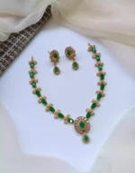Indian zircon necklace set - Image 3