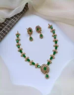 Indian zircon necklace set - Image 3