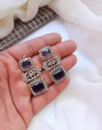Micro zircon earrings - Image 7