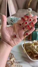 Zircon combo set with bangles