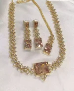 American diamond necklace set - Image 5