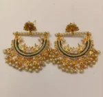 Gold plated designer earrings