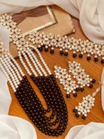 Heavy bridal kundan maala set - Image 2