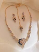 Indian necklace set with teeka - Image 11