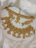 Indian zircon set with matha patti - Image 2