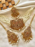 Egyptian choker set with teeka - Image 2