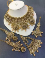 Heavy manjoos bridal jhumar set - Image 2