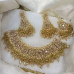 Heavy pearl bridal set - Image 2