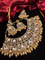 Indian kundan necklace set - Image 2