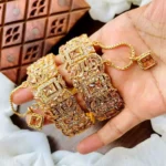 zircon openable bangle pair