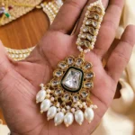 Dabbi kundan necklace set - Image 2