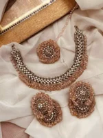 Heavy gajra jhumki teeka set - Image 9