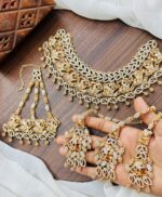Zircon Bridal set with jhumar - Image 10