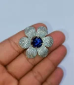 One carat floral ring
