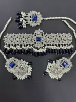 Zircon choker set with teeka - Image 4