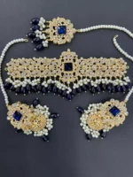 Zircon choker set with teeka - Image 3