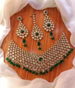 Indian kundan necklace set - Image 2