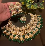 Kundan heavy necklace set - Image 2