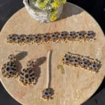 Zircon set with bracelet