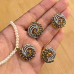 Indian zircon pendant set - Image 8