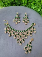 Zircon full neck bridal set - Image 11