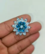 Zircon AD floral ring - Image 7