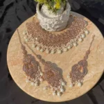 zircon bridal set with long earrings - Image 9