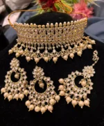 Dabbi kundan choker set - Image 7