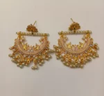Gold plated designer earrings - Image 5