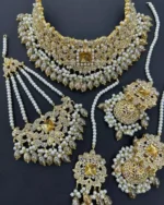 Zircon bridal set with jhumar - Image 6