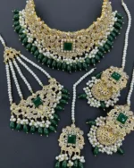 Zircon bridal set with jhumar
