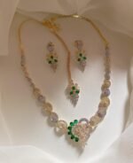 Indian necklace set with teeka - Image 9