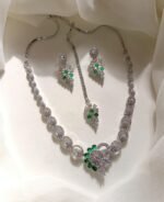 Indian necklace set with teeka - Image 8