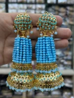 Hyderabadi big size earrings - Image 8